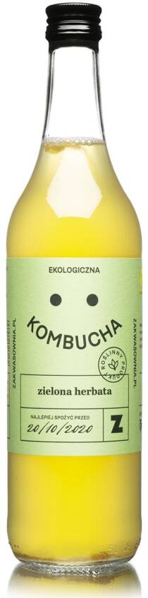 KOMBUCHA Z ZIELONEJ HERBATY BIO 500 ml - ZAKWASOWNIA