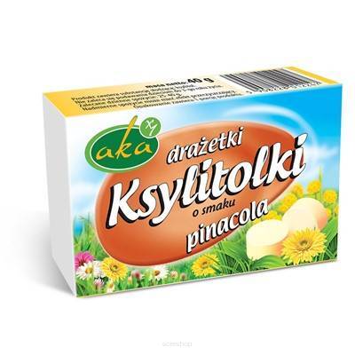 Ksylitolki drażetki pudrowe pinacola 40g
