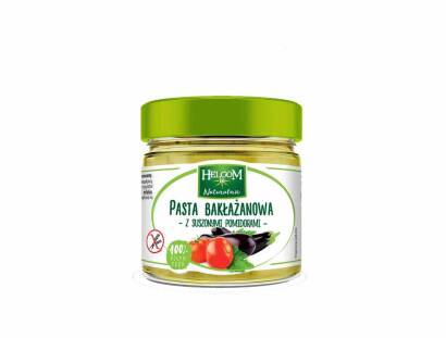 Pasta bakłażanowa z suszonymi pomidorami 190 g - Helcom