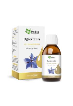 Ogórecznik, olej z ogórecznika 100% 100 ml - EkaMedica