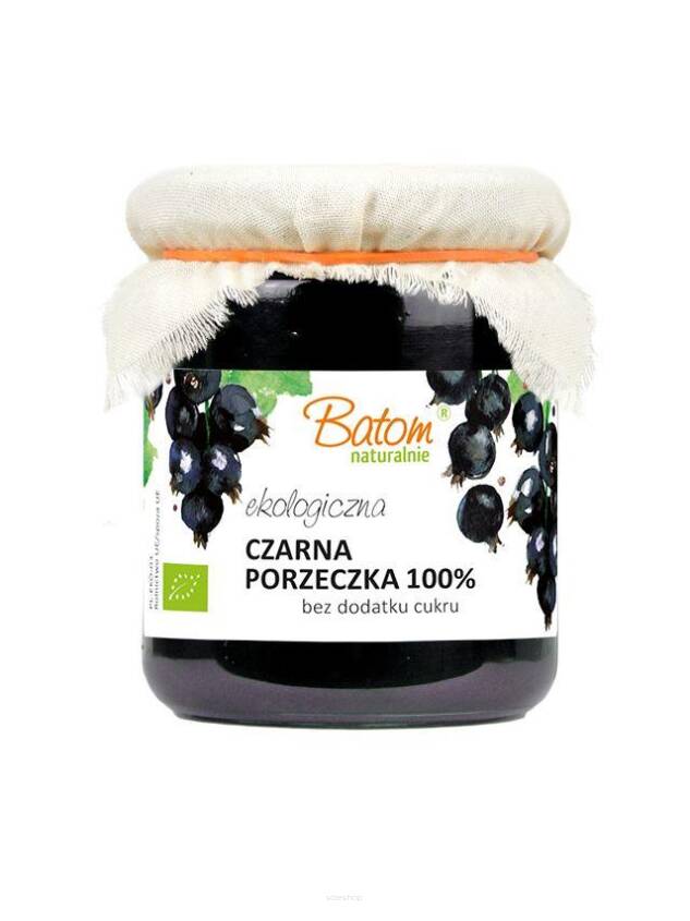 CZARNA PORZECZKA 100 % B/C BIO 260 g – BATOM