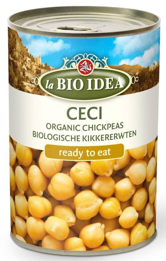 CIECIERZYCA W ZALEWIE BIO 400 g (240 g) (PUSZKA) - LA BIO IDEA