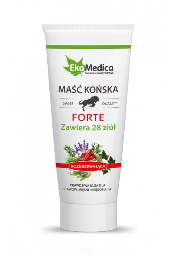 Maść końska w żelu rozgrzewająca Forte 200ml - EkaMedica