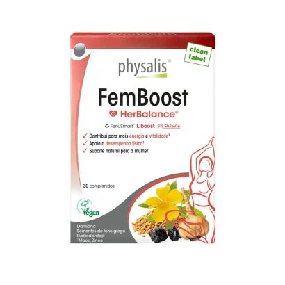 TABLETKI NA ENERGIĘ DLA KOBIET (FEMBOOST) 30 szt. - PHYSALIS (HERBALANCE)