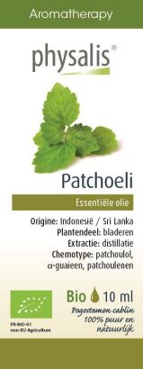 OLEJEK ETERYCZNY PACZULKA (PATCHOELI) BIO 10 ml - PHYSALIS