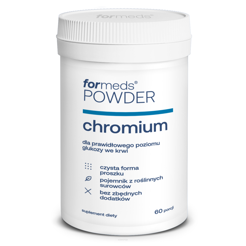 Chrom w proszku pikolonian chromu 48g - ForMeds