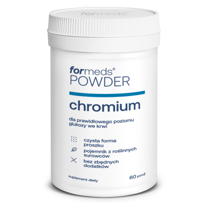 Chrom w proszku pikolonian chromu 48g - ForMeds
