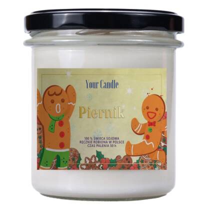 ŚWIECA SOJOWA PIERNIK 300 ml - YOUR CANDLE