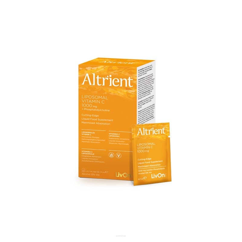 Altrient® Witamina C 30 saszetek 1000mg L-askorbnian sodu - liposomalna witamina C - Altrient LivOn Labs