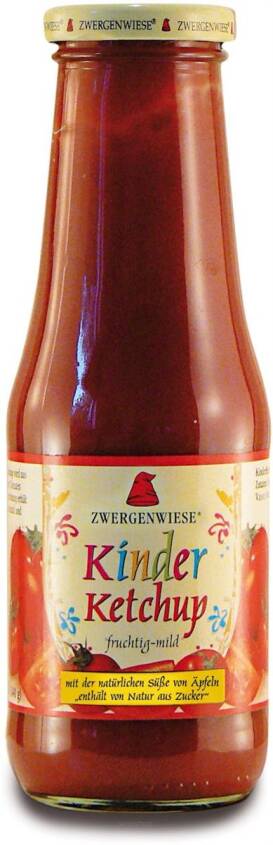 KETCHUP DLA DZIECI BEZGLUTENOWY BIO 500 ml - ZWERGENWIESE