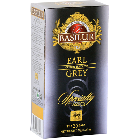 Herbata czarna EARL GREY w saszet. 20x2g - Basilur