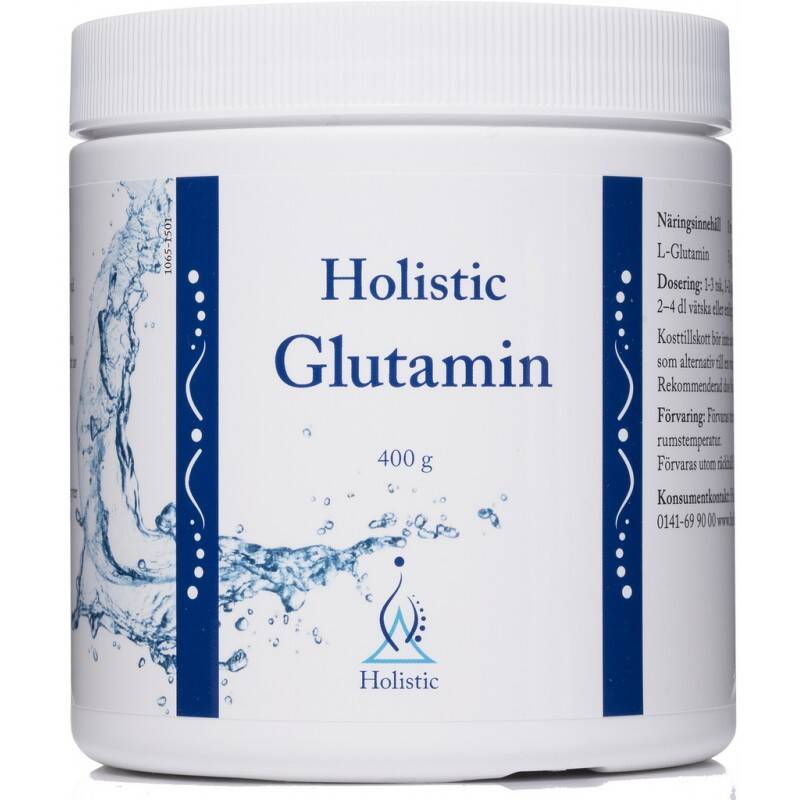 Glutamin glutamina L-glutamina aminokwas, 400g - Holistic
