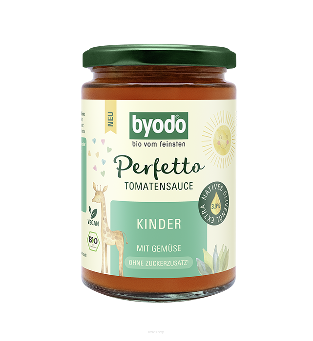 SOS POMIDOROWY Z WARZYWAMI DLA DZIECI BIO 340 ml - BYODO