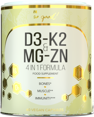 WITAMINA K2 + D3 + MAGNEZ + CYNK 60 KAPSUŁEK - SO GOOD!
