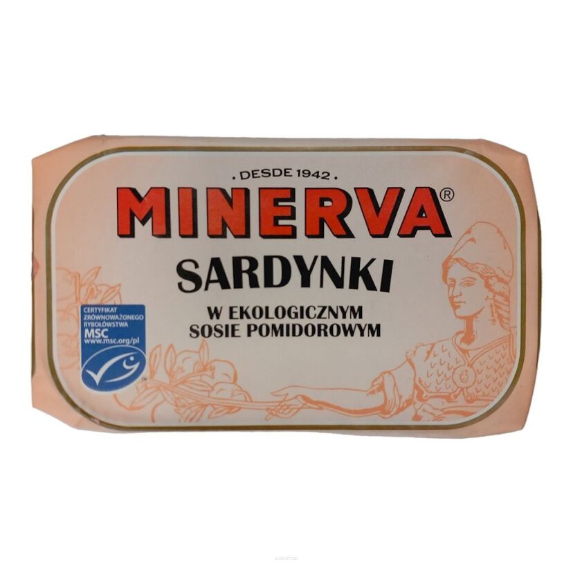 SARDYNKI MSC W BIO SOSIE POMIDOROWYM 120 g - MINERVA