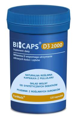 Bicaps Witamina D3 2000. 120kaps.- Formeds