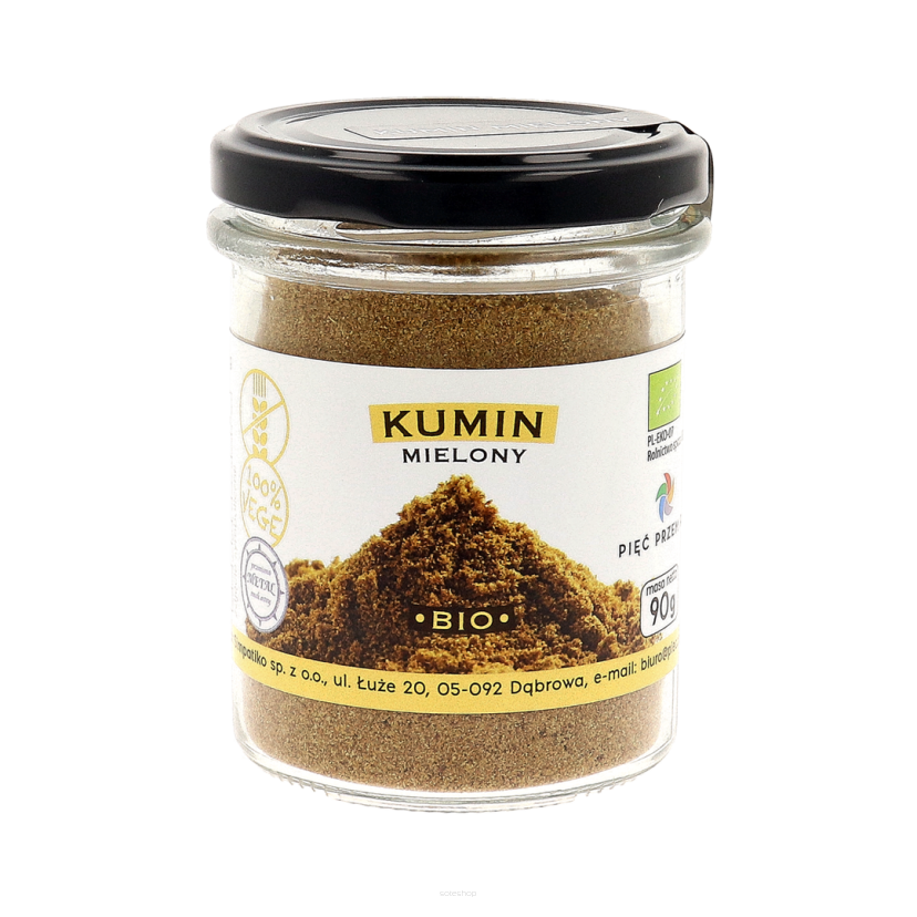 Kumin mielony BIO 90 g - Pięć Przemian