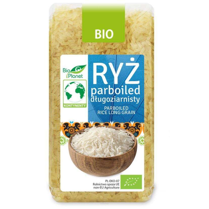 RYŻ PARBOILED DŁUGOZIARNISTY BIO 500 g - BIO PLANET