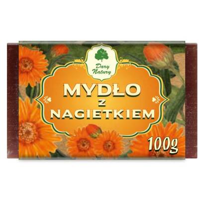 MYDŁO W KOSTCE Z NAGIETKIEM 100 g - DARY NATURY