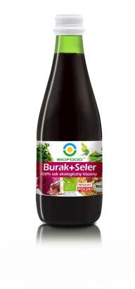 SOK Z BURAKÓW I SELERÓW KISZONYCH NFC BEZGLUTENOWY BIO 300 ml - BIO FOOD