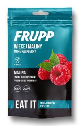 FRUPP OWOCE LIOFILIZOWANE MALINA BEZGLUTENOWE 15 g - CELIKO