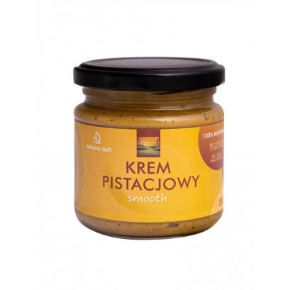 Krem pistacjowy  smoth 100% 200g Zielony Nurt