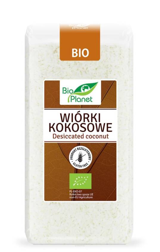 WIÓRKI KOKOSOWE BEZGLUTENOWE BIO 200 g - BIO PLANET