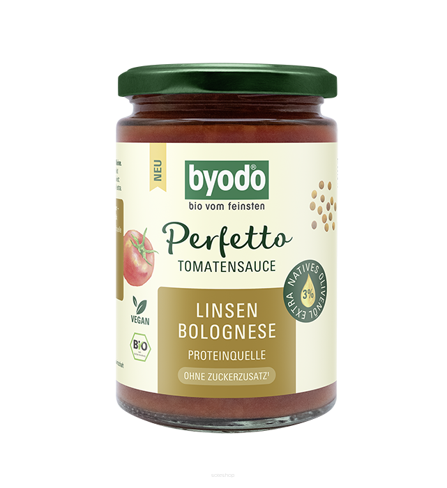 SOS POMIDOROWY BOLOŃSKI Z SOCZEWICĄ BIO 340 ml - BYODO