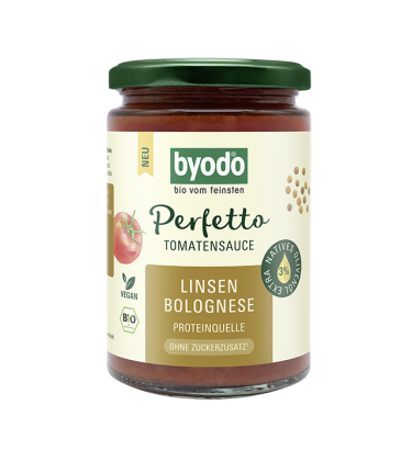 SOS POMIDOROWY BOLOŃSKI Z SOCZEWICĄ BIO 340 ml - BYODO