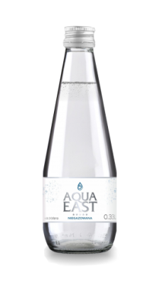 WODA ŹRÓDLANA NIEGAZOWANA NISKOSODOWA 330 ml (SZKŁO) - AQUA EAST