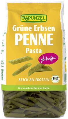 MAKARON PROTEINOWY (Z GROSZKU ZIELONEGO) PENNE BEZGLUTENOWY BIO 300 g - RAPUNZEL