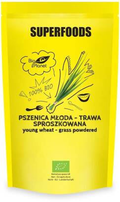 PSZENICA MŁODA - TRAWA SPROSZKOWANA BIO 150 g - BIO PLANET