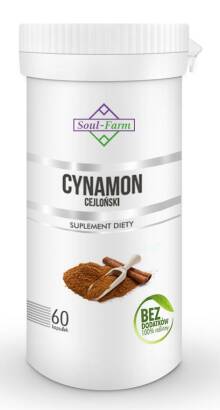 CYNAMON CEJLOŃSKI EKSTRAKT 60 KAPSUŁEK (400 mg) - SOUL FARM