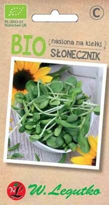 Nasiona na kiełki - Słonecznik BIO 10 g
