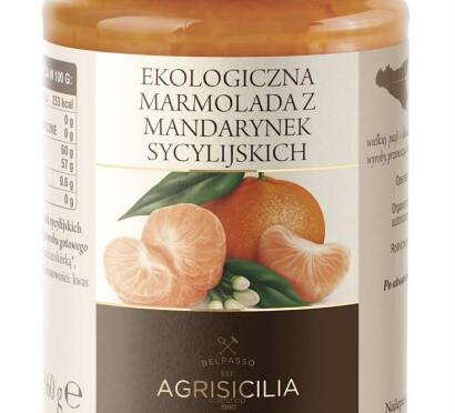 MARMOLADA Z MANDARYNEK SYCYLIJSKICH BIO 360 g - AGRISICILIA