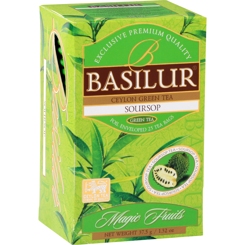 Herbata Zielona Soursop 25x1,5 g - Basilur