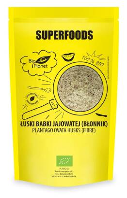 ŁUSKI BABKI JAJOWATEJ (BŁONNIK) BIO 100 g - BIO PLANET