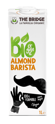 NAPÓJ MIGDAŁOWY BARISTA BEZ DODATKU CUKRÓW BEZGLUTENOWY BIO 1 L - THE BRIDGE