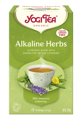 HERBATKA ZIOŁA ALKALICZNE (ALKALINE HERBS) BIO (17 x 2,1 g) 35,7 g - YOGI TEA