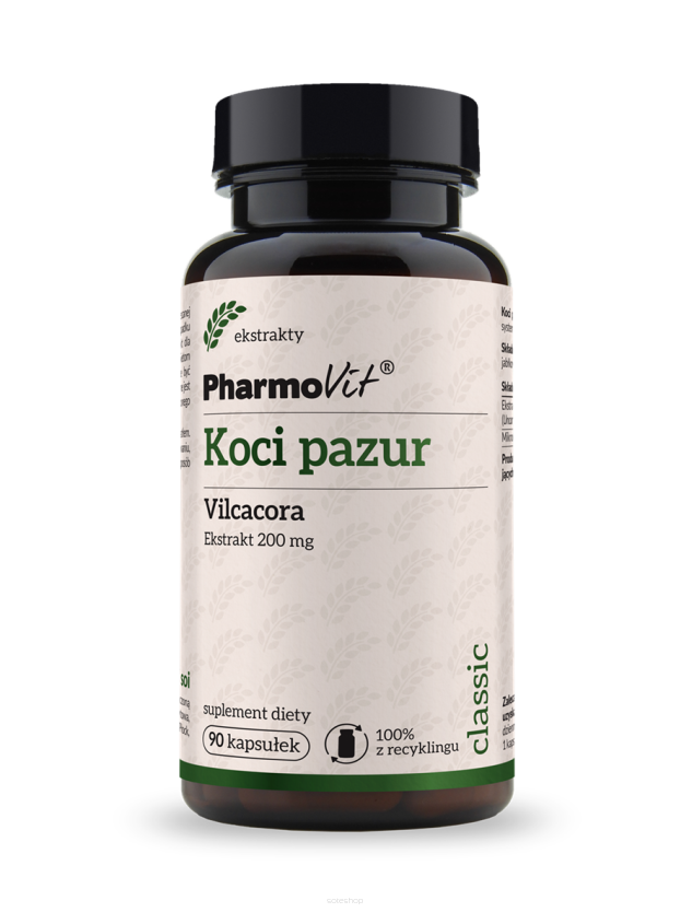 Koci pazur Vilcacora 200 mg 90 kaps | Classic Pharmovit