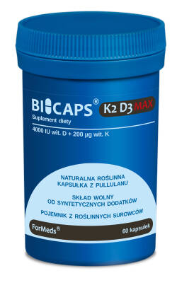 Witamina K2 D3 MAX 60 kaps Bicaps ForMeds 
