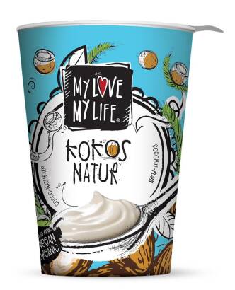 PRODUKT KOKOSOWY NATURALNY BEZ DODATKU CUKRÓW BEZGLUTENOWY BIO 400 g - MY LOVE MY LIFE