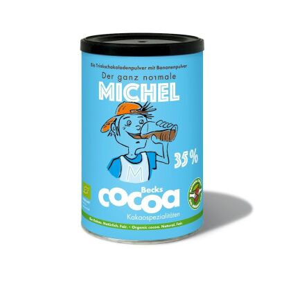 CZEKOLADA DO PICIA BANANOWA MICHEL BEZGLUTENOWA BIO 335 g - BECKS COCOA