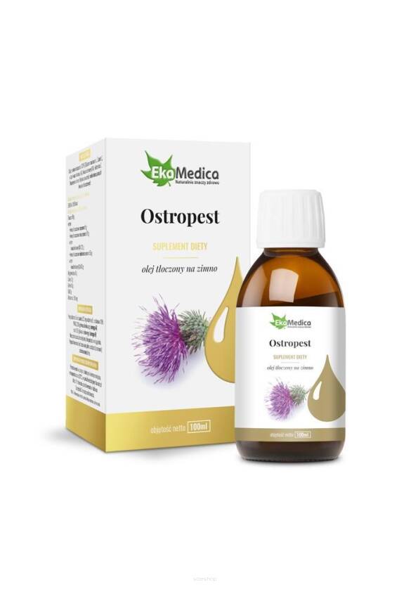 Ostropest, olej z ostropestu 100% 100 ml - EkaMedica