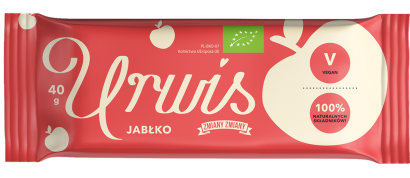 BATON BAKALIOWY Z JABŁKIEM "URWIS" BEZGLUTENOWY BIO 40 g - ZMIANY ZMIANY