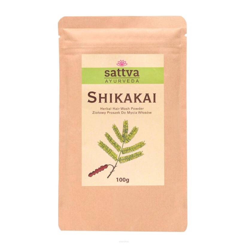 SZAMPON DO WŁOSÓW ZIOŁOWY SHIKAKAI 210 ml - SATTVA