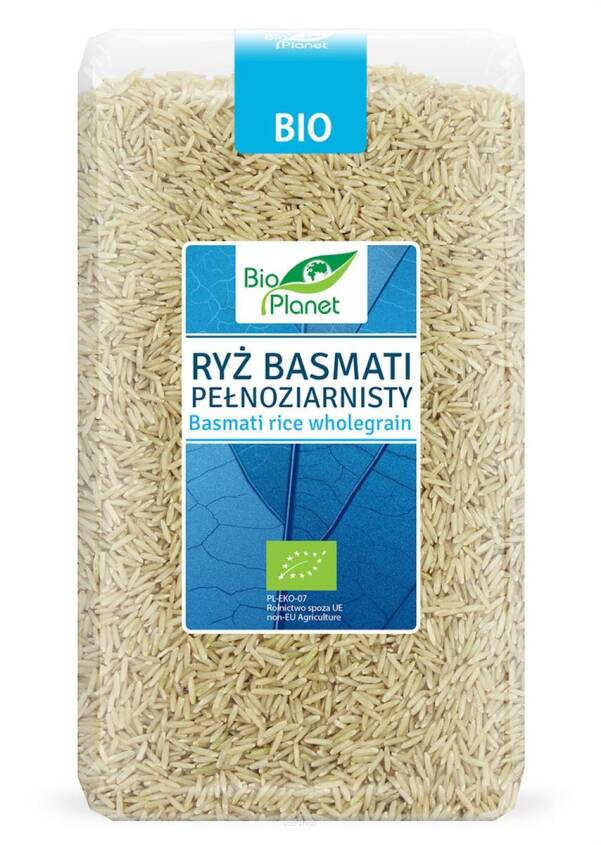 RYŻ BASMATI PEŁNOZIARNISTY BIO 1 kg - BIO PLANET