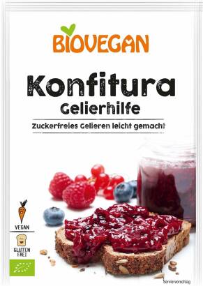 ŚRODEK ŻELUJĄCY DO KONFITUR BEZGLUTENOWY BIO 22 g - BIOVEGAN (PRODUKT SEZONOWY)
