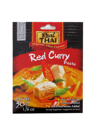 Czerwona tajska pasta curry 50g Real Thai