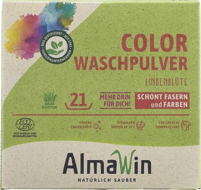 PROSZEK DO PRANIA KOLOROWYCH TKANIN KWIAT LIPY ECO 1 kg - ALMAWIN